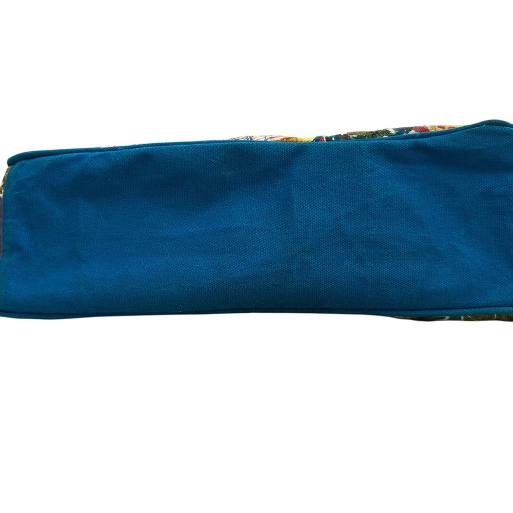 Boho Canvas Floral Tote  Beach Bag - Multicolor - Picture 10 of 10